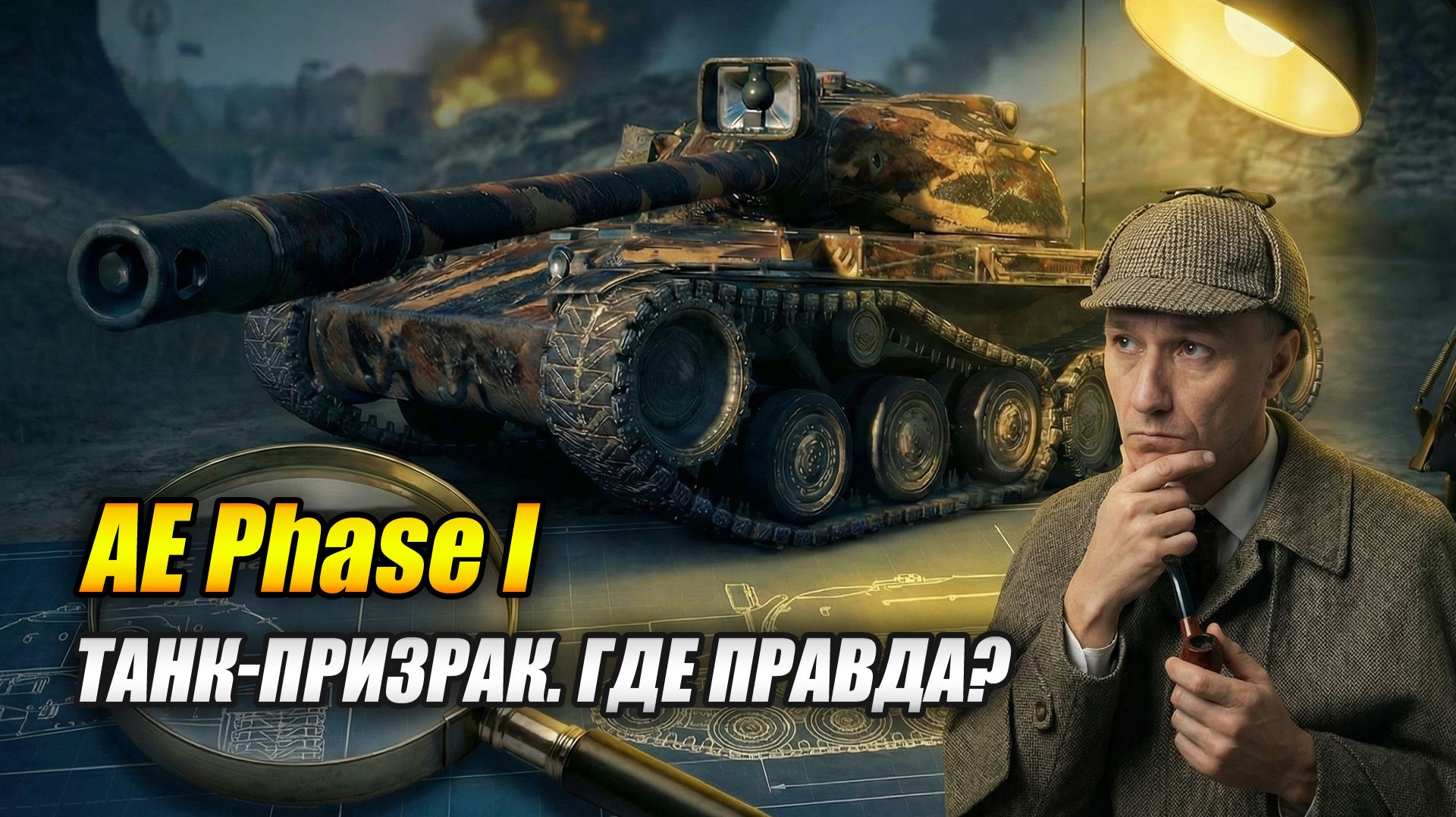 AE Phase I - ТАНК-ПРИЗРАК. ГДЕ ПРАВДА? (Tanks Blitz | Танки Блиц) смотреть онлайн