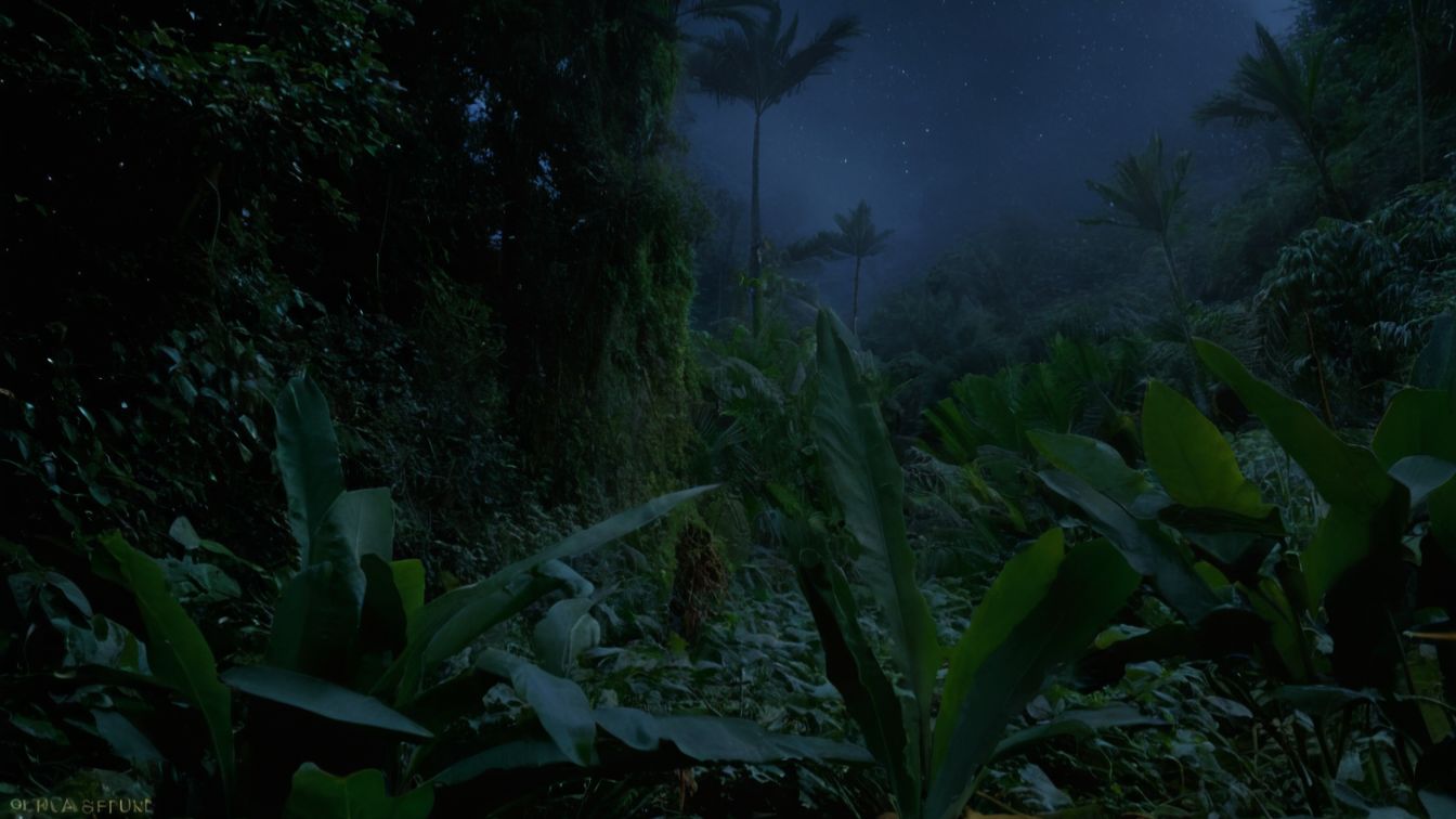 Звуки ночной жизни в джунглях, пения цикад и других звуков ночных существ. 🌙 Звуки ночной жизни в джунглях, пения цикад и других звуков ночных существ. 🌙