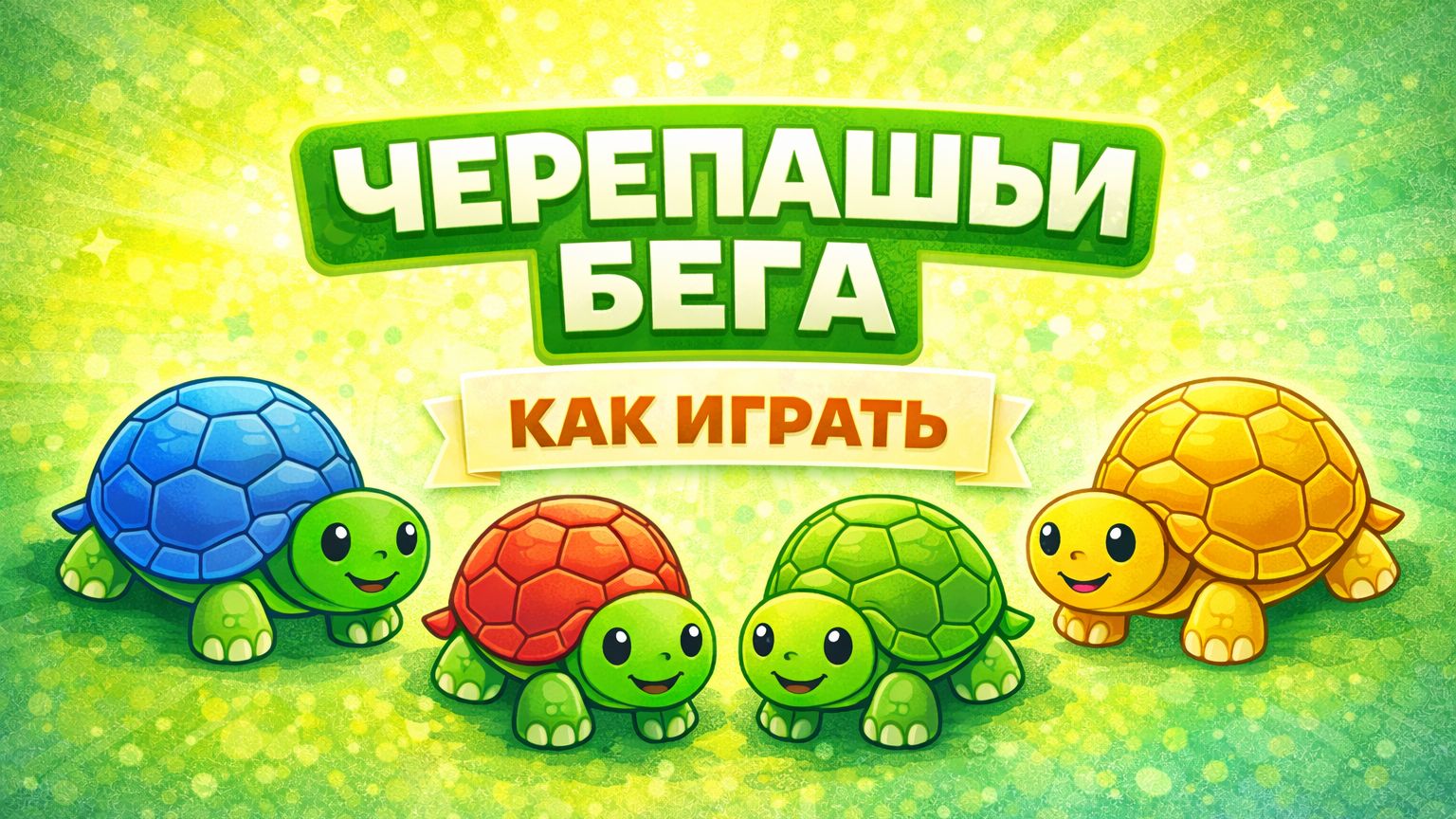 Как играть в Черепашьи бега — правила настольной игры