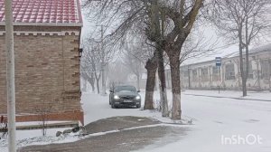 2 февраля в Ейске снежная буря -10❄️ С трудом добралась до дома 🏠