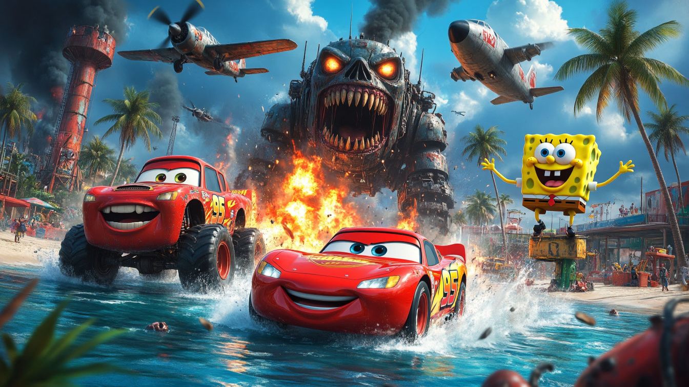 Ждали нас? Молния Маквин и Бомба пианино. Молот и зубы, пройди до конца. Скучно не будет! Беги! смотреть онлайн