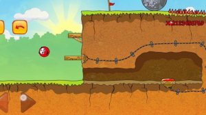 Красный шар 3. Часть 1. Красный шар. Красный шарик. Игры для детей. RED BALL 3. RED BALL.