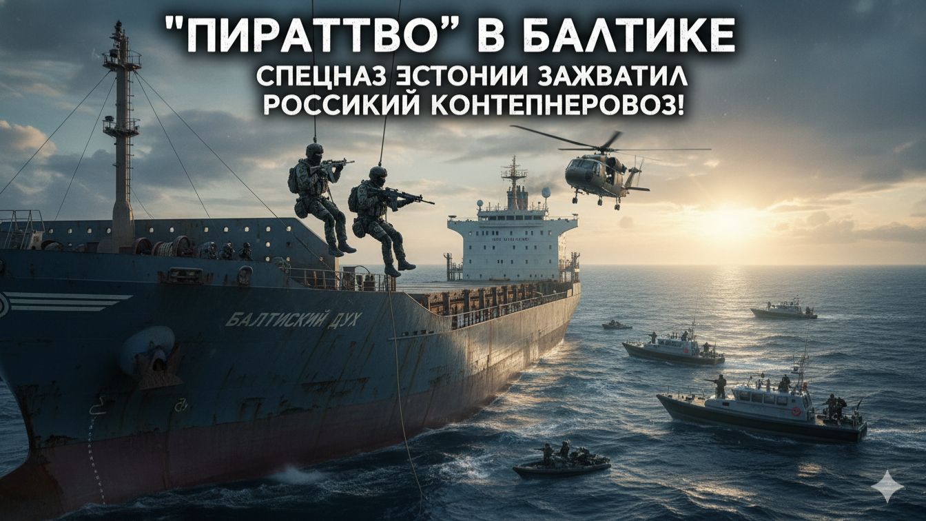 Балтика под прицелом: зачем Эстония пошла на силовое задержание судна с российскими моряками смотреть онлайн