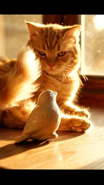 Pawprint Sunrise / Отпечаток лапы на восходе солнца #shorts #cat #cute #прикольныекоты #веселыекоты смотреть онлайн