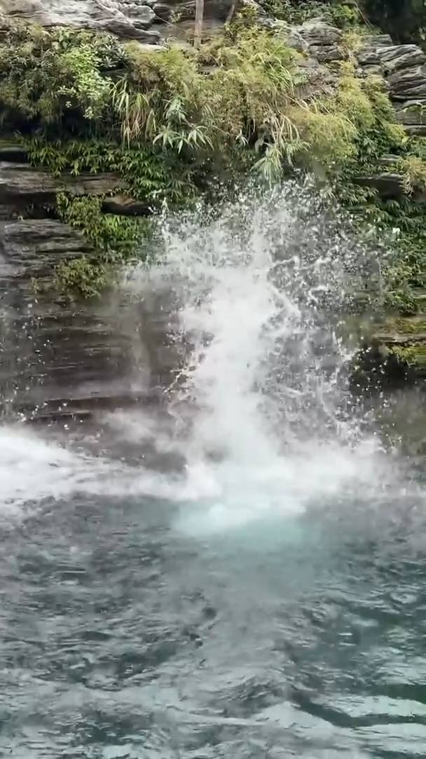 Beauty Meets The Wild- Epic Waterfall Jump 🌊#waterfall #beauty Beauty Meets The Wild- Epic Waterfall Jump 🌊#waterfall #beauty