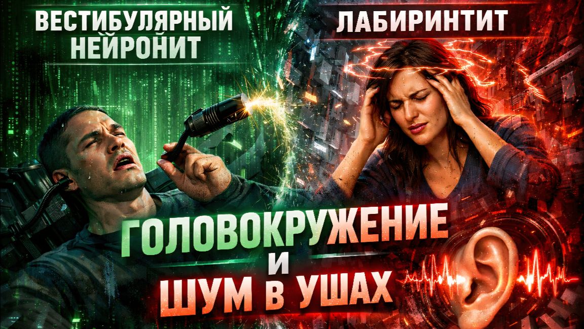 Лабиринтит vs Вестибулярный нейронит (неврит) смотреть онлайн