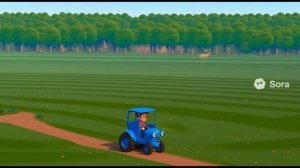 Синий трактор и Тёма! Знакомство с рабочими машинами