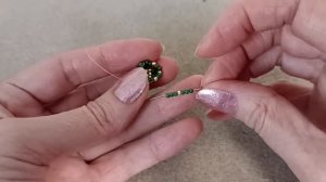 ✨Колье из ажурных бусин ❄️