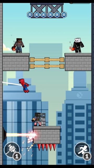 Новый человек паук из Майнкрафта