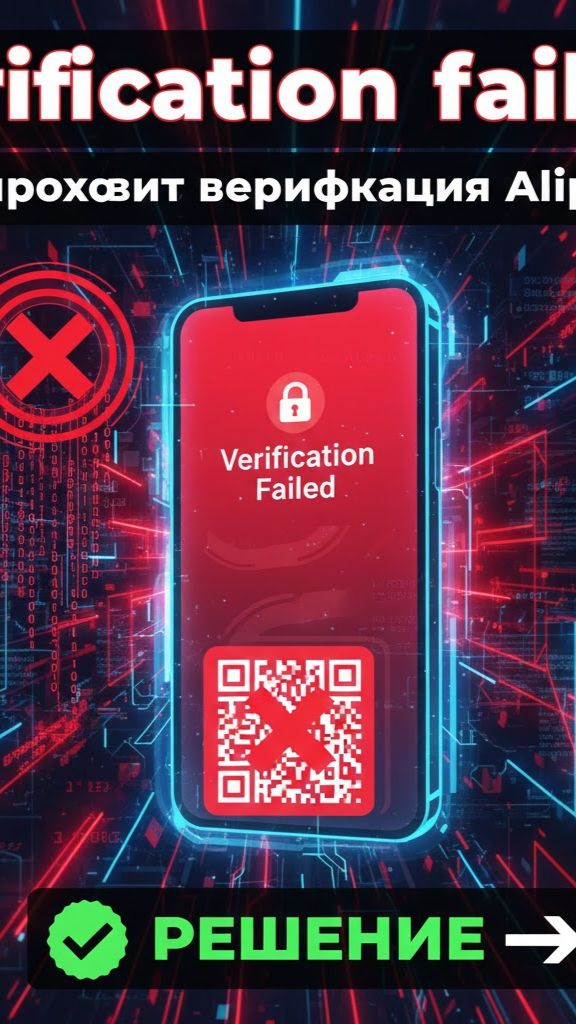 Verification failed — не проходит верификация Alipay