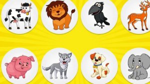 Песенки для малышей, изучаем домашних животных