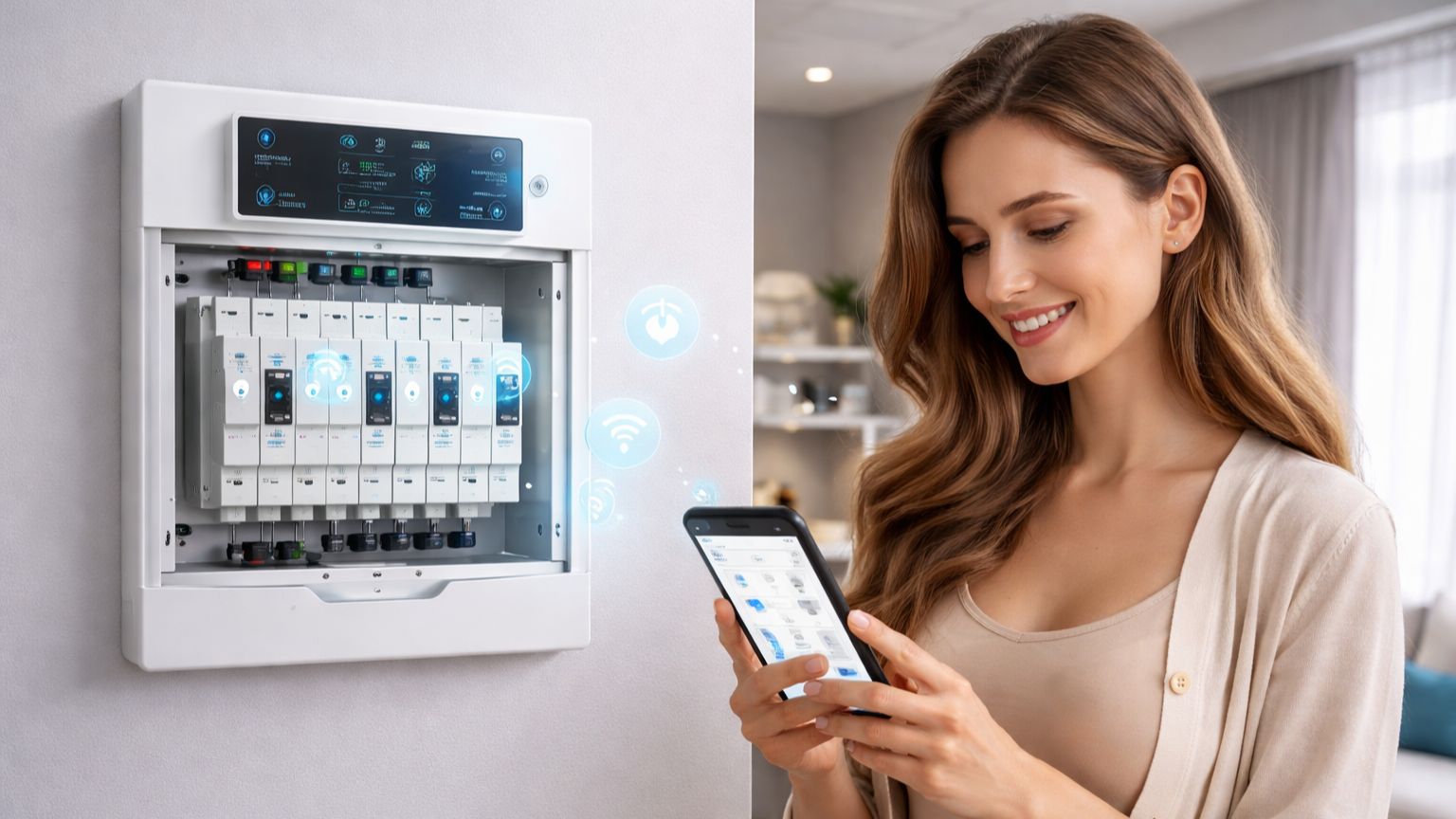 Компания «Эсенлайт» предлагает Умный атематический выключатель Для Вашего Умного Дома Компания «Эсенлайт» предлагает Умный атематический выключатель Для Вашего Умного Дома