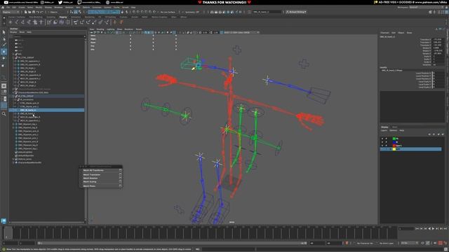 Character Rigging in Maya! Episode 8 — Lining up the FK and IK controls — Dikko (1080p, h264)