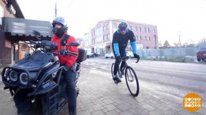 По Краснодару на велике - быстрее? Доброе утро. Фрагмент выпуска от 04.02.2026