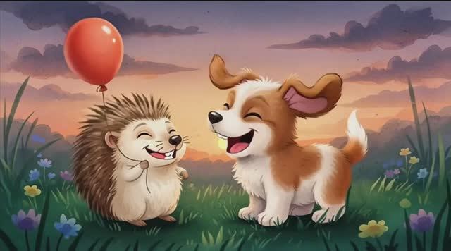 Собачка и Ёжик история крепкой дружбы Мультики для детей