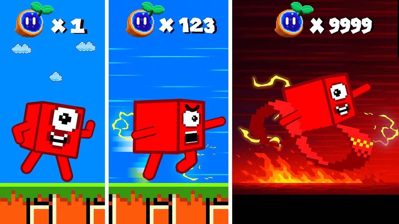 🟩🏎️ Кубик проходит лабиринт Марио на новой скорости 🚀! смотреть онлайн