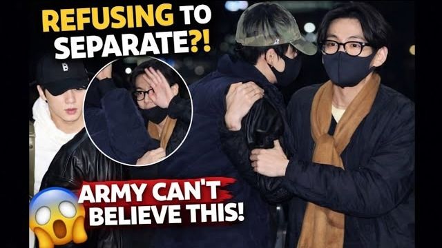 Арми в шоке! Тэхён и Чонгук отказались расставаться в аэропорту Инчхон — что же произошло смотреть онлайн