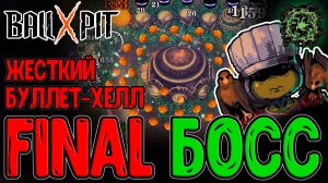 Бездна и Луна - Финальный буллет-хелл Босс / Сокольничая и Вспышка Лозы / BALL x PIT прохождение