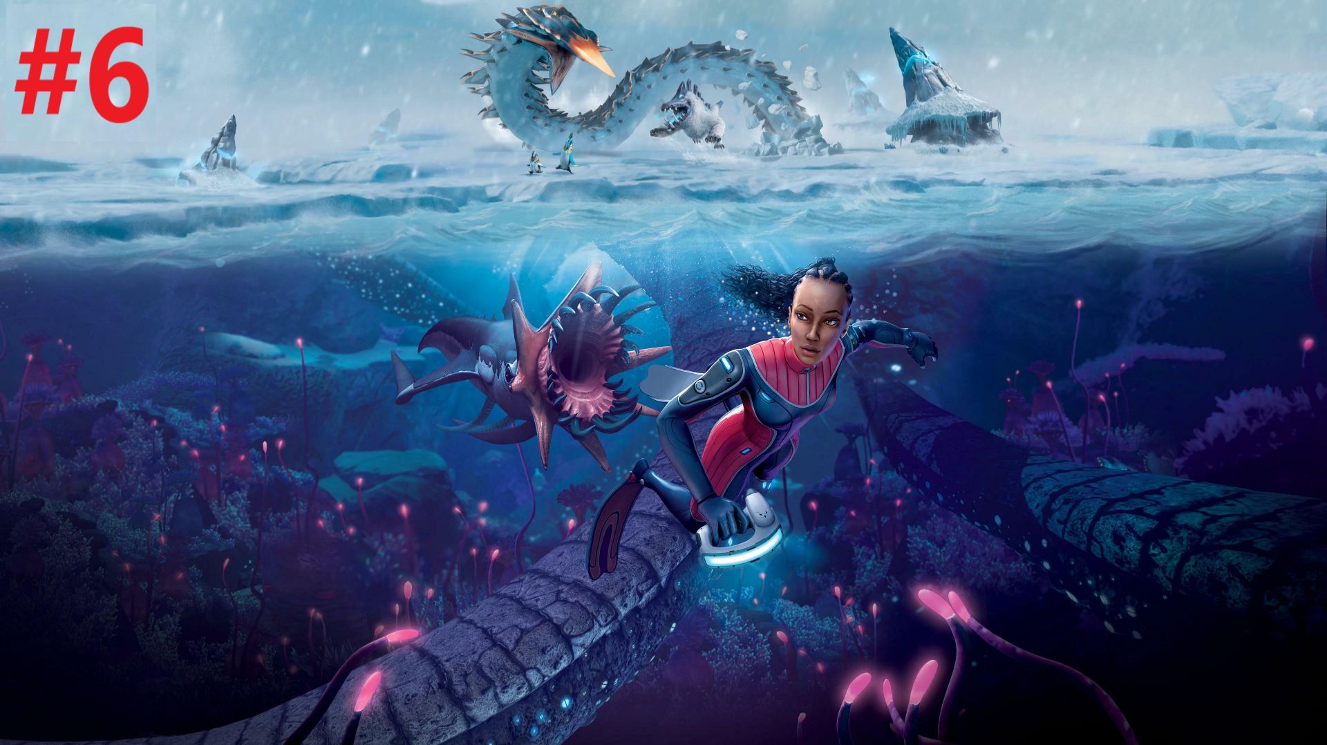 Subnautica Below Zero Ледяной левиафан #6 смотреть онлайн