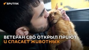 Ветеран СВО открыл приют и спасает бездомных и больных животных