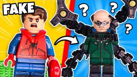 ЛЕГО Распаковка поддельных минифигурок Человека-паука LEGO... смотреть онлайн