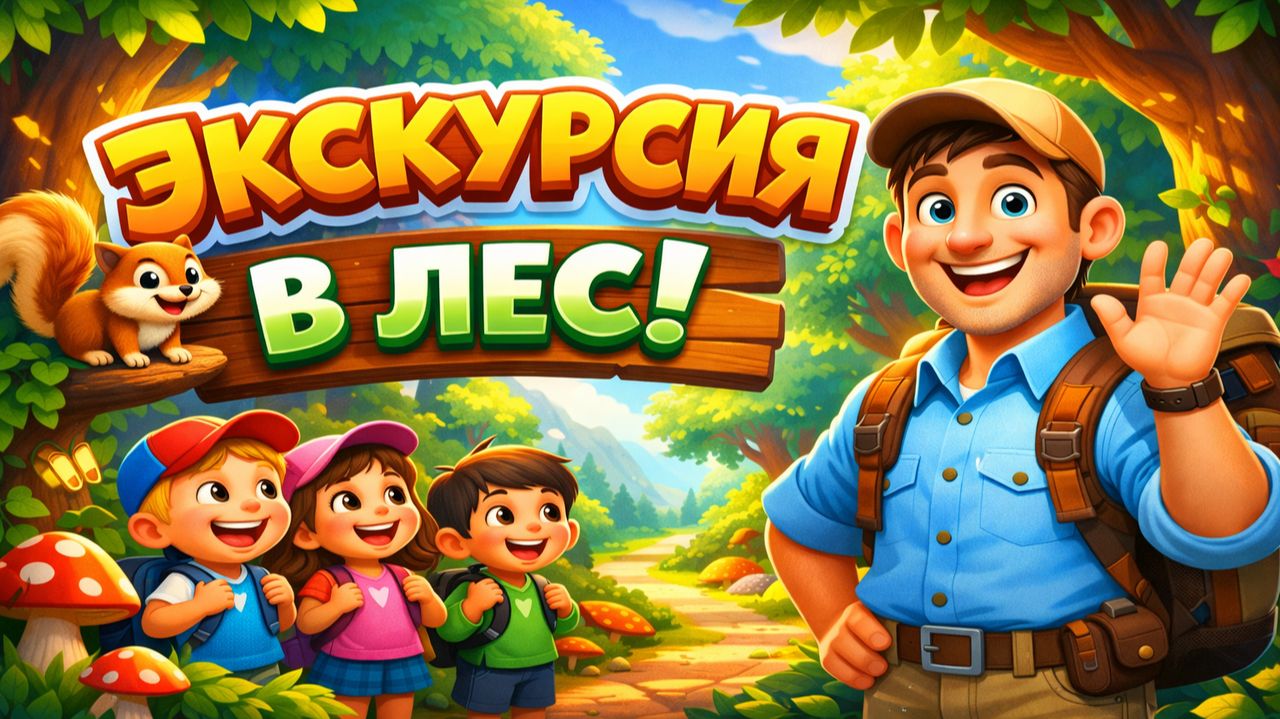 ЭКСКУРСИЯ В ЛЕС | ЯРКОЕ МУЛЬТФИЛЬМНОЕ ПРИКЛЮЧЕНИЕ смотреть онлайн