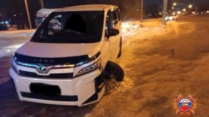 В Иркутске произошло ДТП с водителем, который умер за рулем