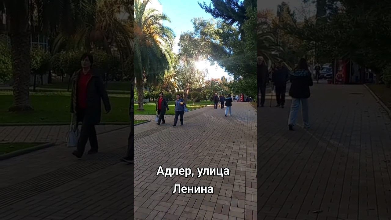 Адлер, улица Ленина. #сочи #адлер #море #солнце #shortsvideo Адлер, улица Ленина. #сочи #адлер #море #солнце #shortsvideo
