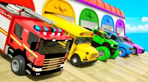 Мультяшки про машинки для малышей и детей с веселыми песенками для детей и малышей