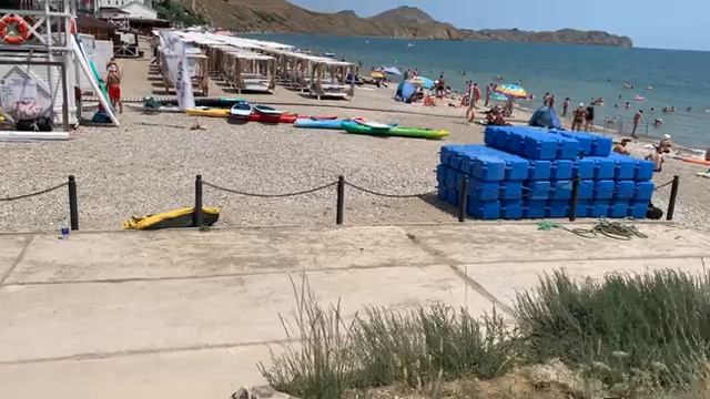 КОКТЕБЕЛЬ Крым Во ЧТО ПРЕВРАТИЛСЯ КоктебельСтройка Века Пляж Юнга Вода 23C Вся Правдивость