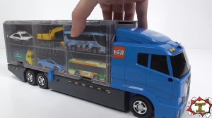 Машинки Tomica — складываем в трейлер | Видео для детей | Мультики для детей
