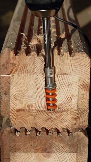 Как правильно закрепить узел силы в клеёном брусе