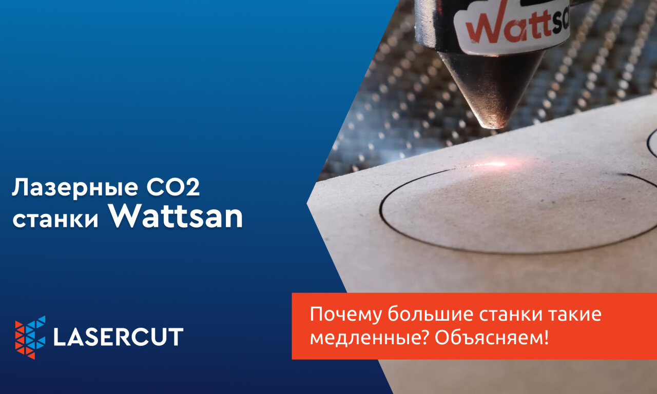Лазеры: почему большие станки такие медленные? Объясняем!