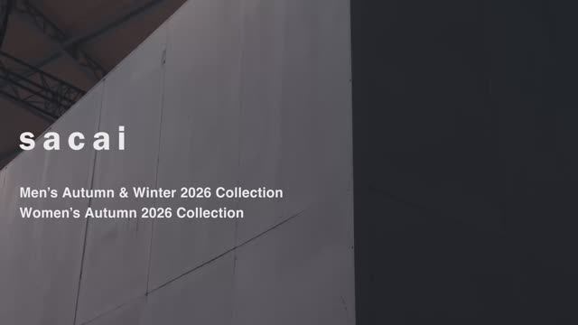 Показ коллекции Sacai осень-зима 2026-2027 Показ коллекции Sacai осень-зима 2026-2027