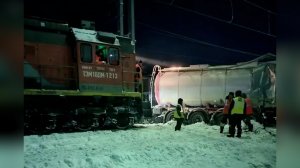 ДТП на жд переезде в Потьме