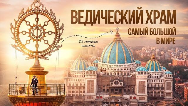 ТЫ ЗАХОЧЕШЬ СЮДА ПРИЕХАТЬ: Храм Ведического Планетария в Индии Маяпур  Аскеза в кедах
