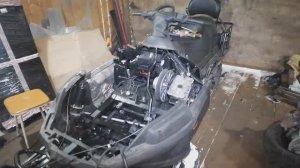 Снегоход Stels 800 снова на замену мотора