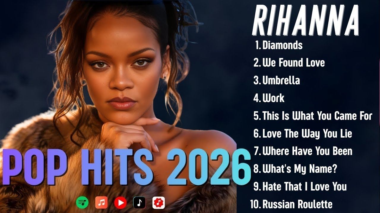 Топ 10 Самых Крутых Хитов и Лучших Песен Рианны Rihanna Greatest Hits Полный альбом Топ-10 Онлайн