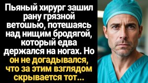 ИСТОРИИ ИЗ ЖИЗНИ/Пьяный хирург зашил рану грязной ветошью, потешаясь над нищим бродягой