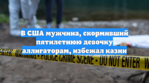 В США мужчина, скормивший пятилетнюю девочку аллигаторам, избежал казни