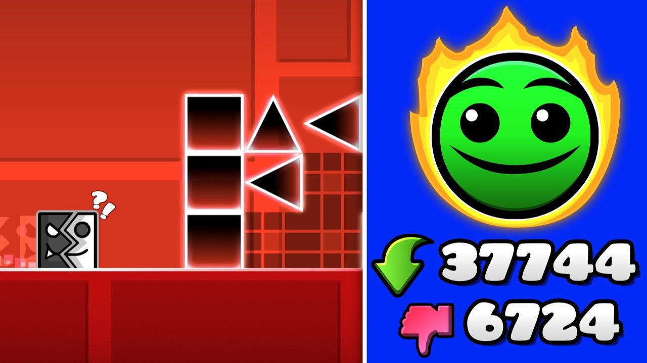 Самые НЕПОПУЛЯРНЫЕ ПЛАТФОРМЕРЫ в Geometry Dash смотреть онлайн