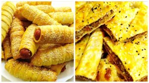 Вкусная выпечка из ГОТОВОГО СЛОЕНОГО ТЕСТА (два рецепта)! Быстрая готовка!