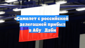 В Абу-Даби приземлился самолет с российской делегацией