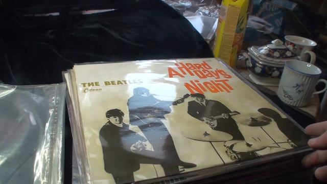 Beatles A Hard Days Night все мои винилы этого альбома