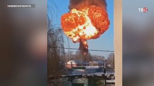 Грузовой состав сошел с рельсов и загорелся в Тамбовской области