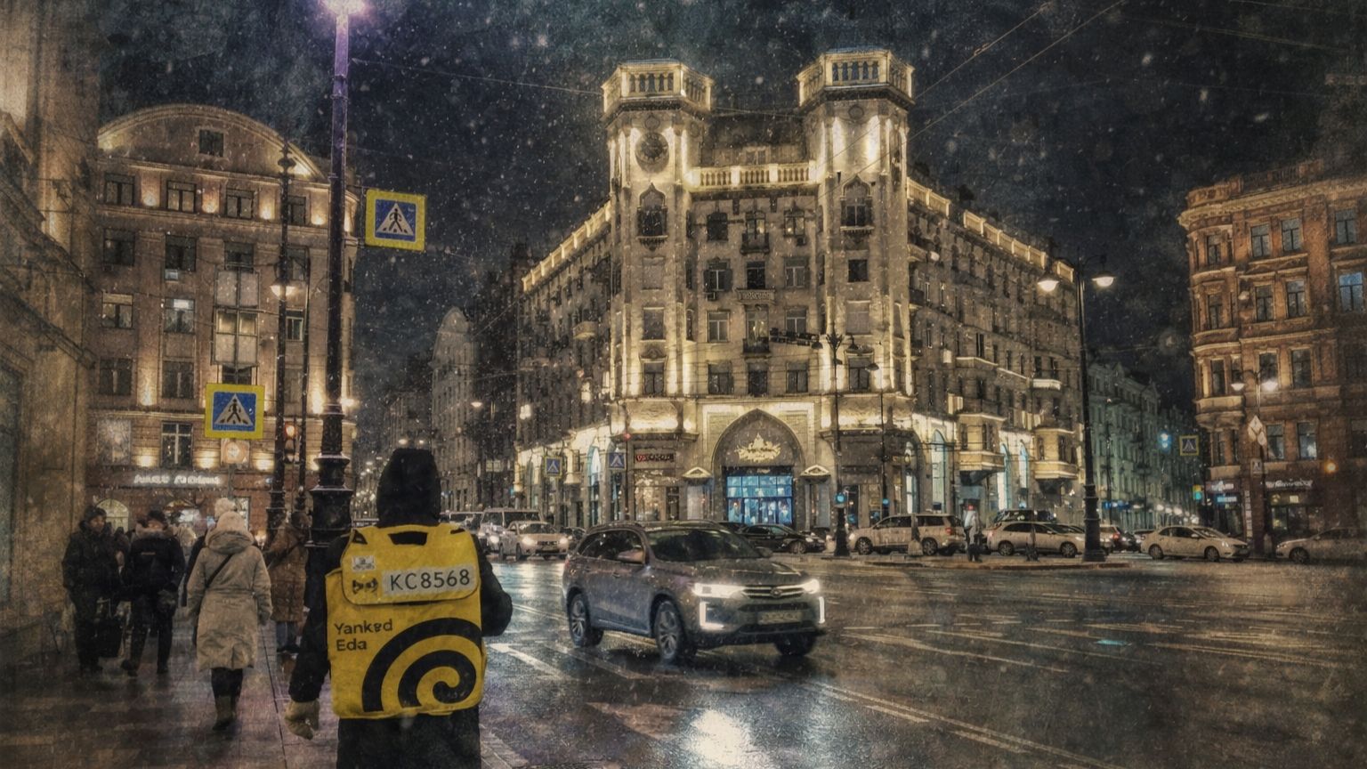 Снег на Большом проспекте ПС смотреть онлайн