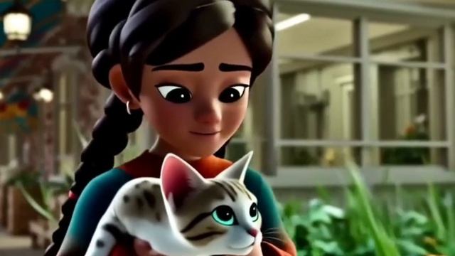 Девочка и кот смотреть онлайн