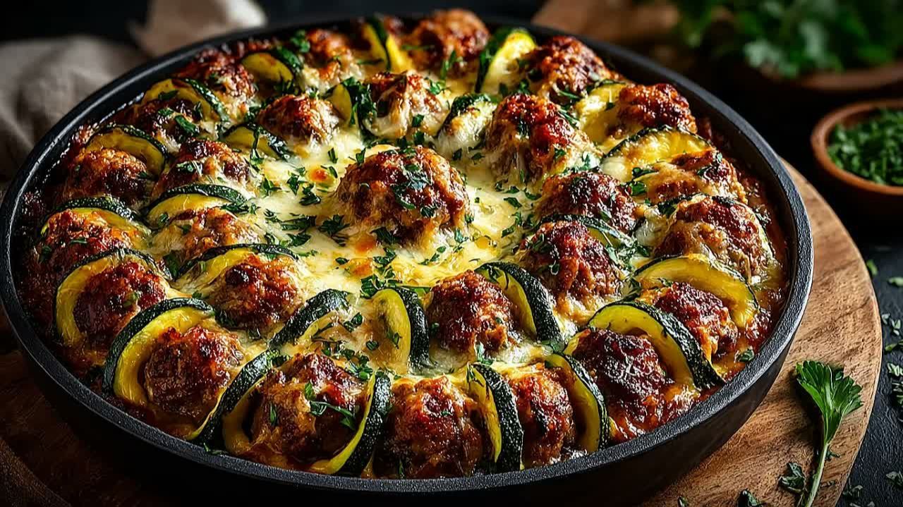 Невероятно ВКУСНО! Лучше ГОЛУБЦОВ! Кабачки с Фаршем в Духовке БЕЗ ХЛОПОТ. Быстрый УЖИН из кабачков смотреть онлайн