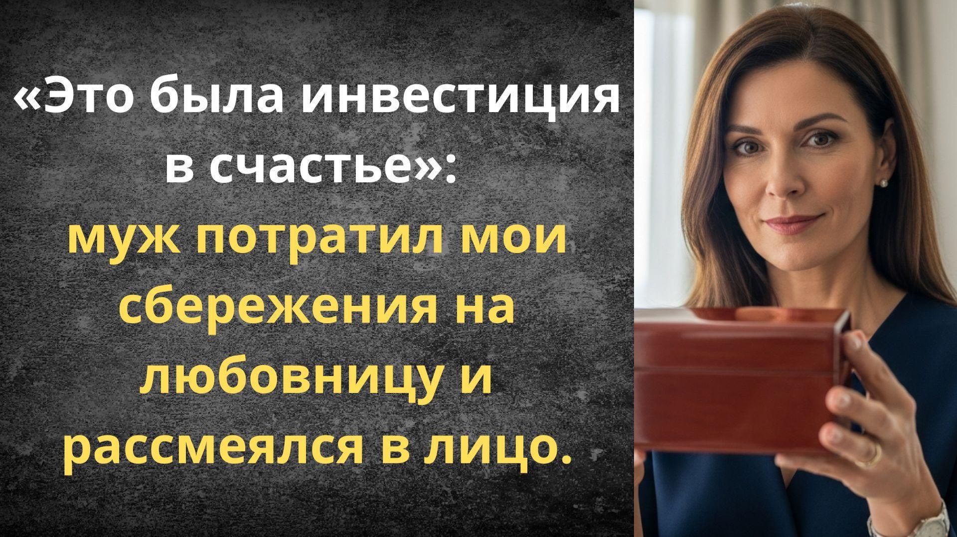 Муж потратил всё на любовницу: моя идеальная месть | Истории из жизни смотреть онлайн