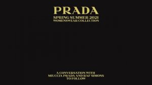 Показ женской коллекции Prada весна-лето 2021